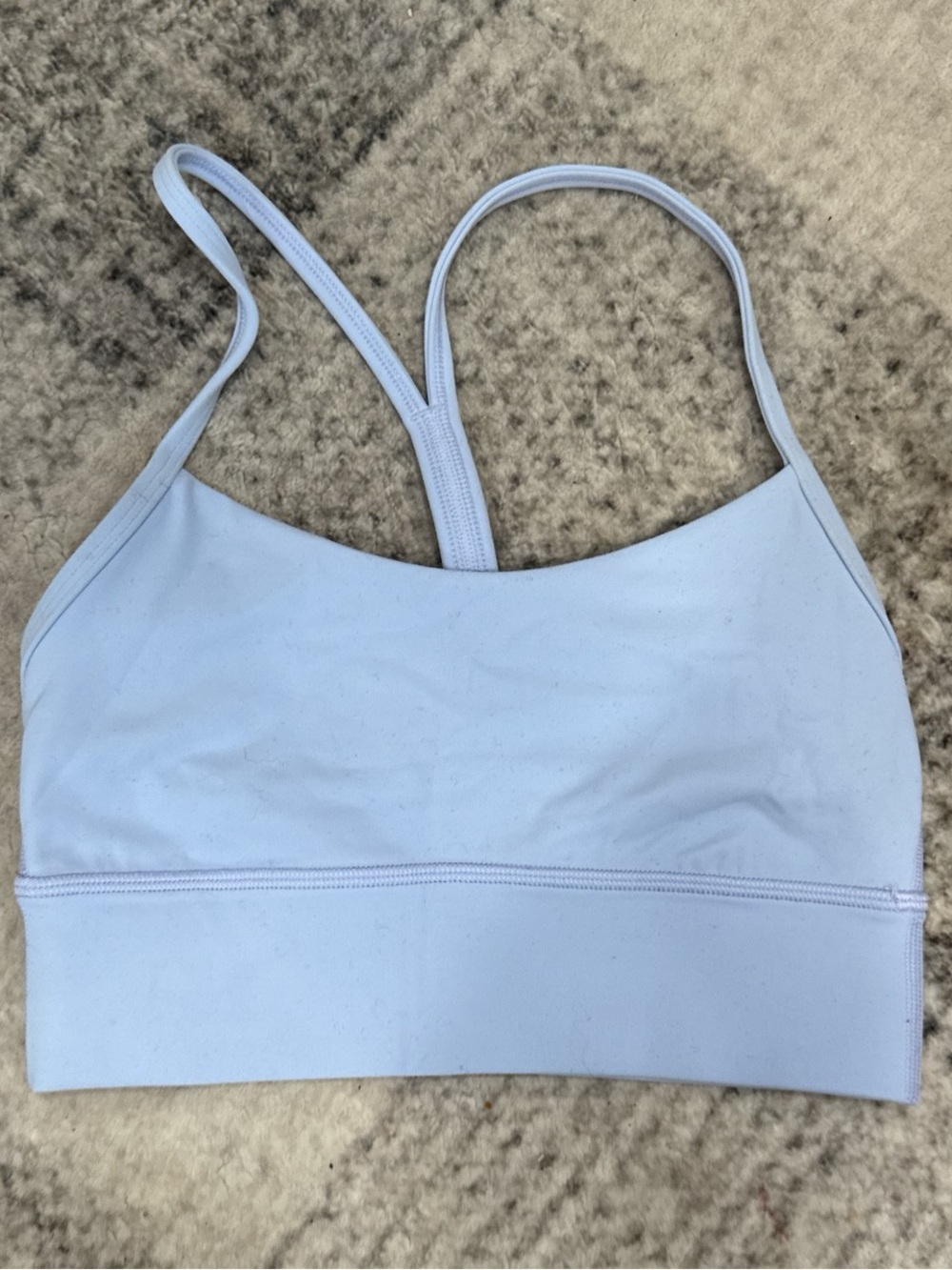 Lululemon Light Blue Women's Seamless Strappy Bralette